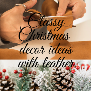 Classy Leather Decoration Ideas For Christmas