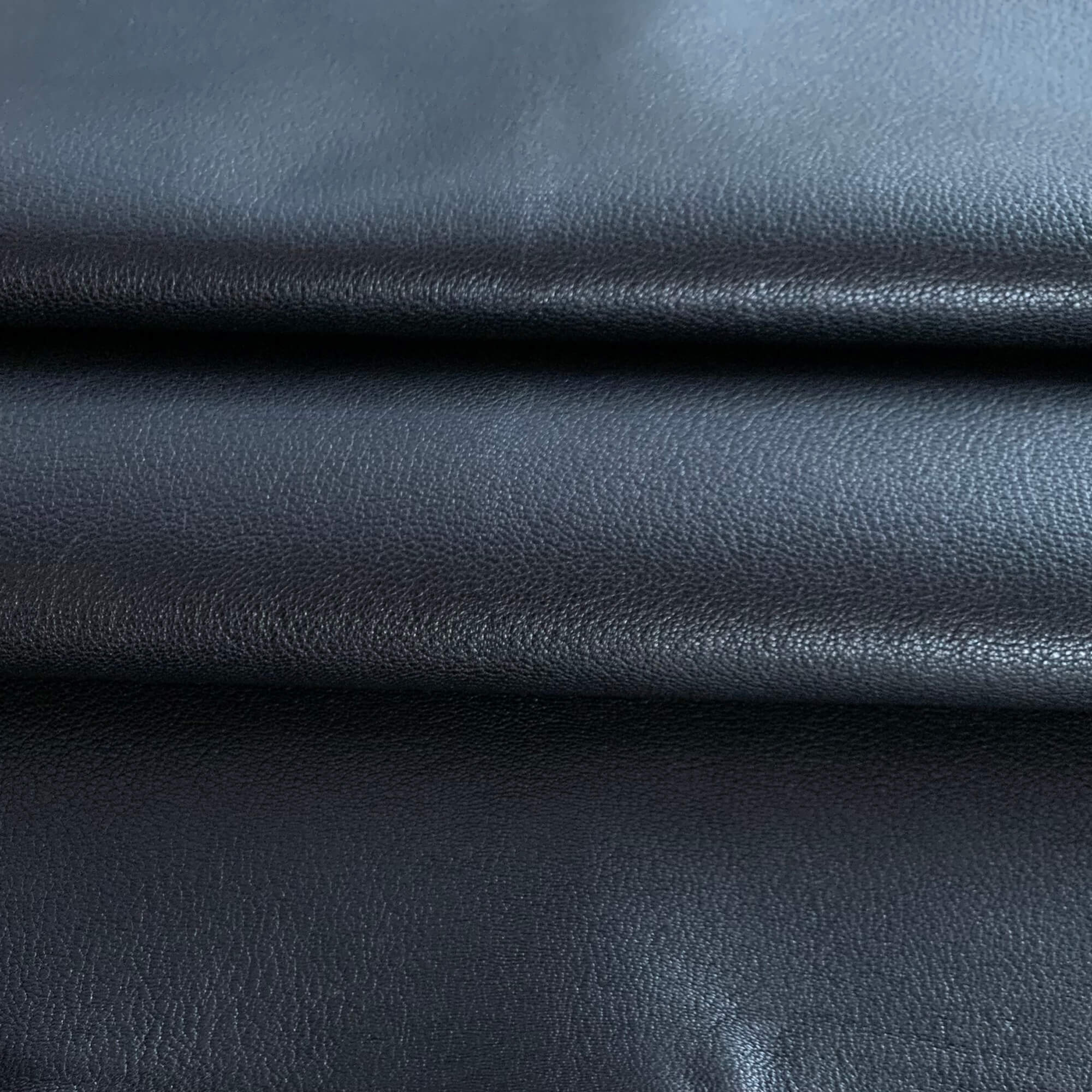 Black Nappa Leather Hides with texture | Blemish Discount