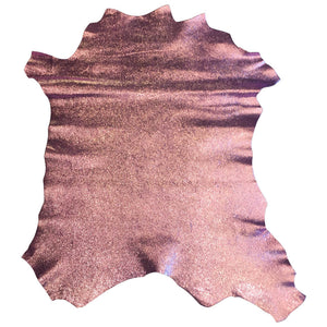 Metallic Genuine leather hides for crafting and sewing fabric
