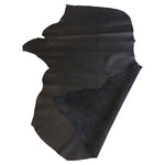 Black Snakeskin Embossed Leather Hides