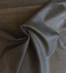 Black Genuine Leather Hides Snakeskin Finish Crafting Supply