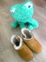 Soft warm baby moccasins slippers for inside