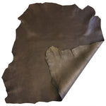 Rustic Dark Brown Leather Hides