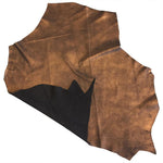 Copper Metallic Genuine Leather Hides for Crafting