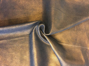 Copper Metallic Brown Leather Hides