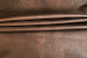 Rustic Dark Brown Leather Hides | Blemish Discount