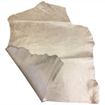 Beige Leather Hides With Pearlescent Finish | Blemish Discount