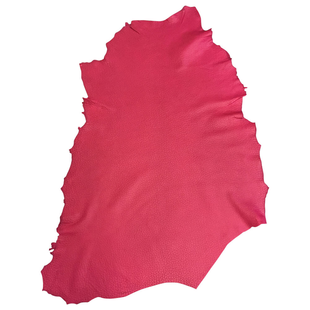 Pink Genuine Leather Hides for Crafts