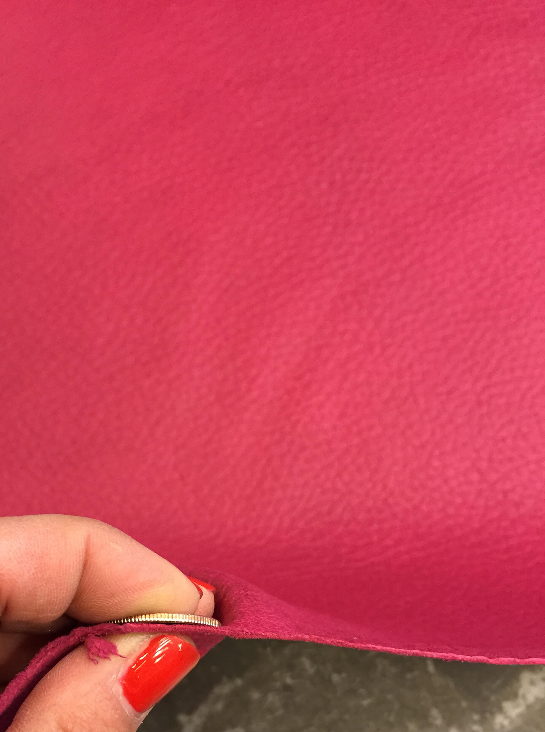Hot Pink Leather Hides