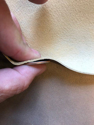 Dark Champagne Pearlescent Leather Hides