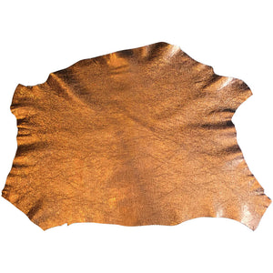 Copper Metallic Genuine Leather Hies for Crafts