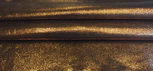 Metallic leather hides for sale