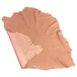 Pink Embossed Reptile Skin Leather Hides