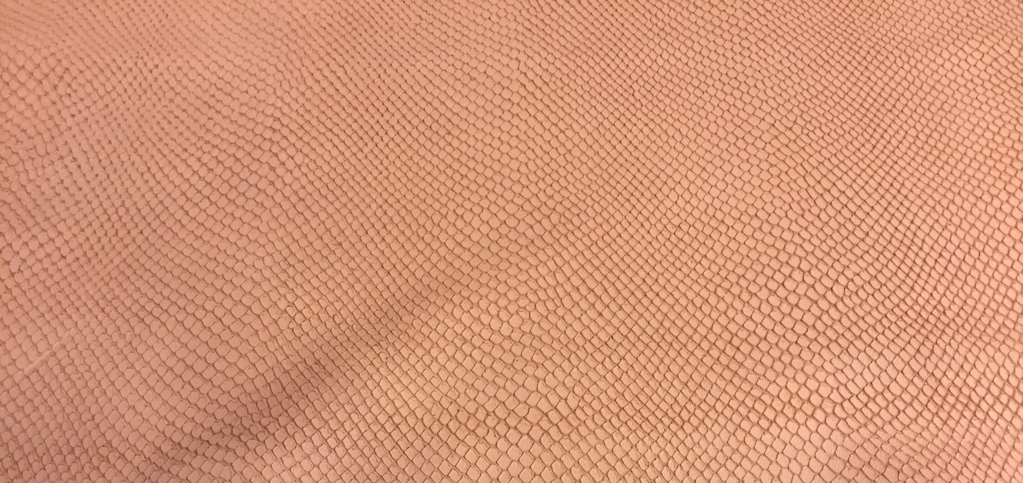 Pink Embossed Reptile Skin Leather Hides