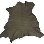 Buy genuine leather hides in green crocodile pattern