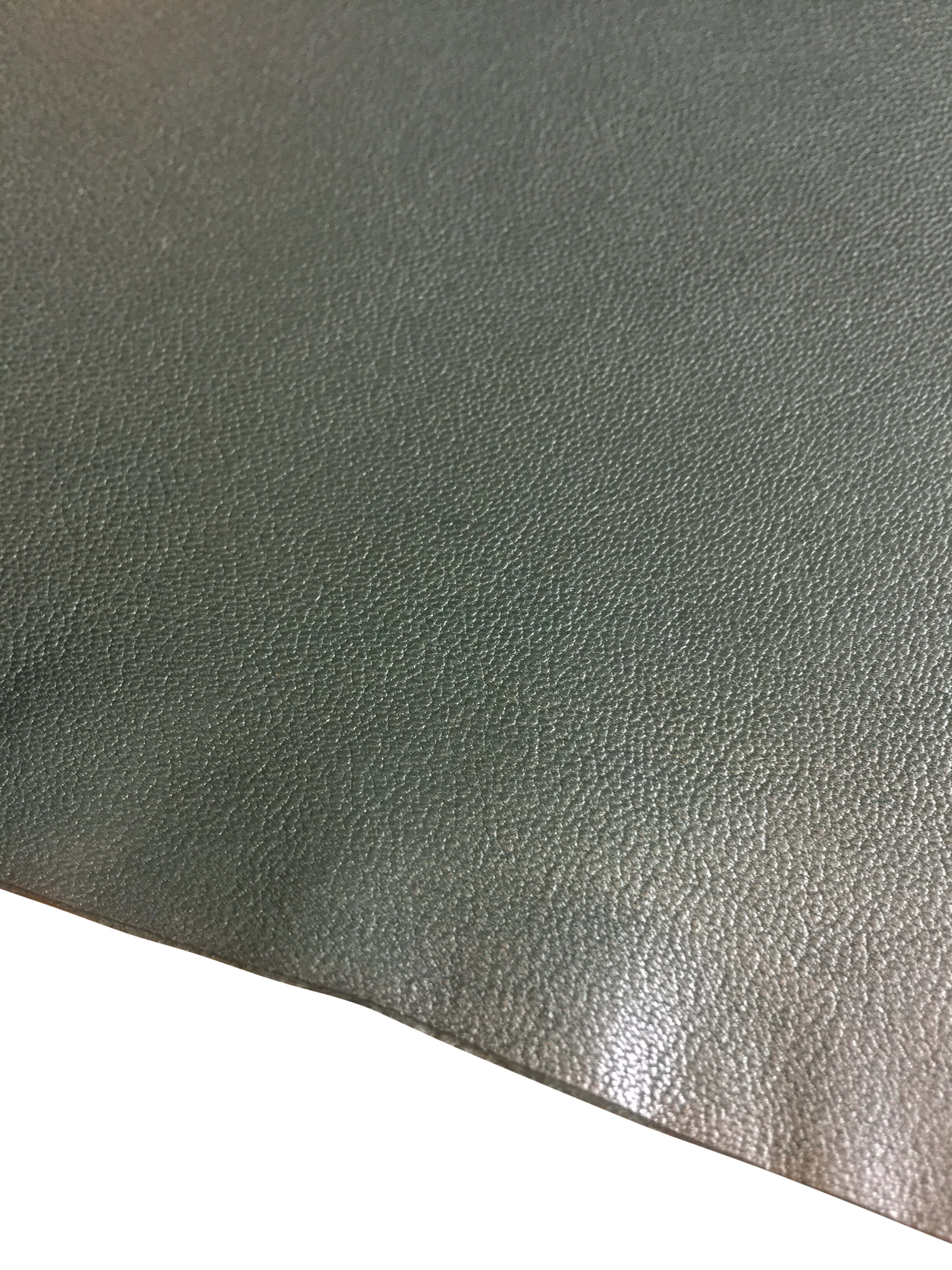 Green Blue Pebbled Leather Hides