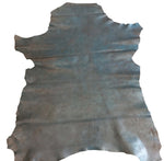 Rustic Blue-Brown Leather Hides