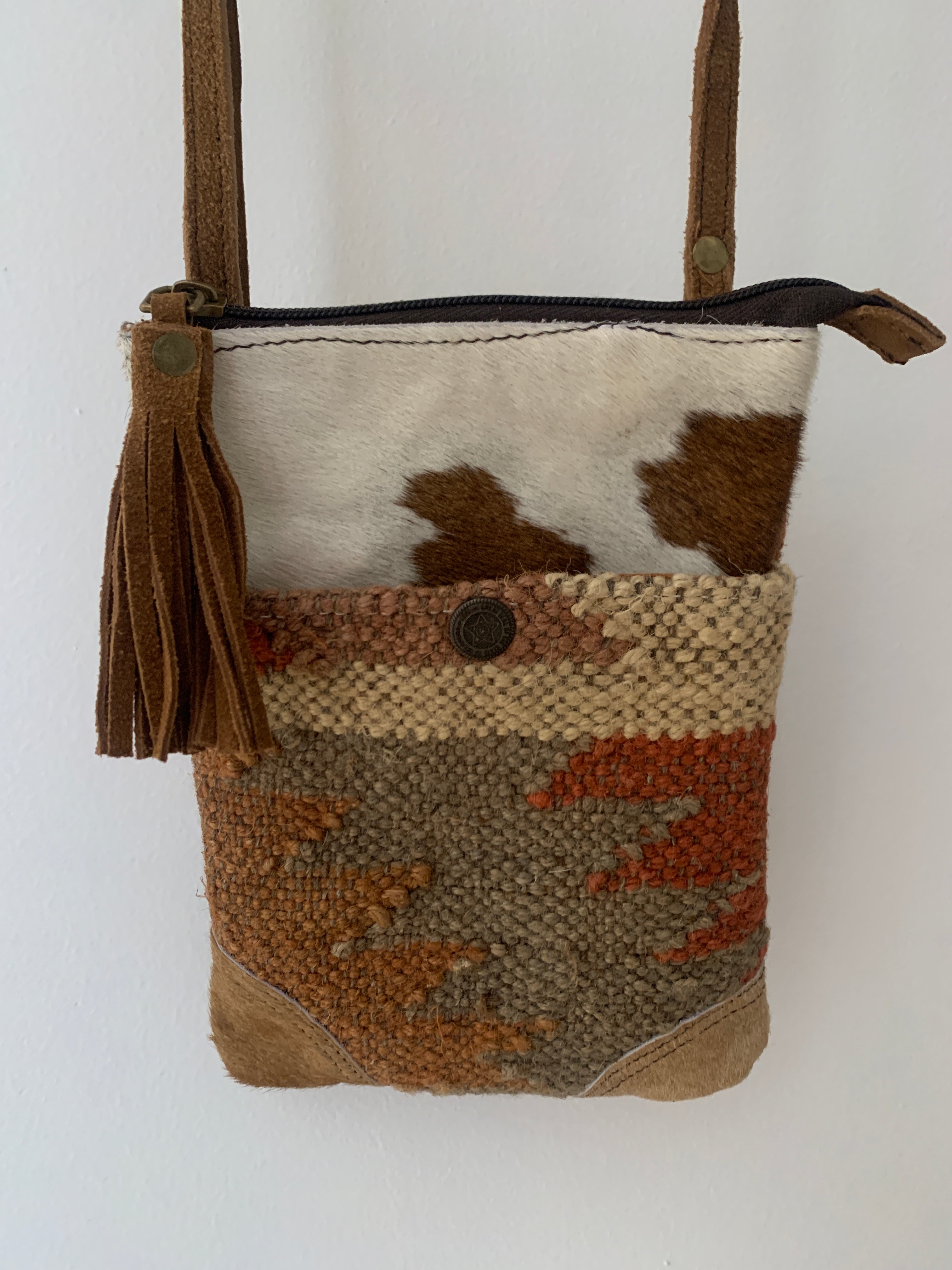 Southwestern Navajo Print Crossbody bag | Small lightweight Purse | Adjustable Strap