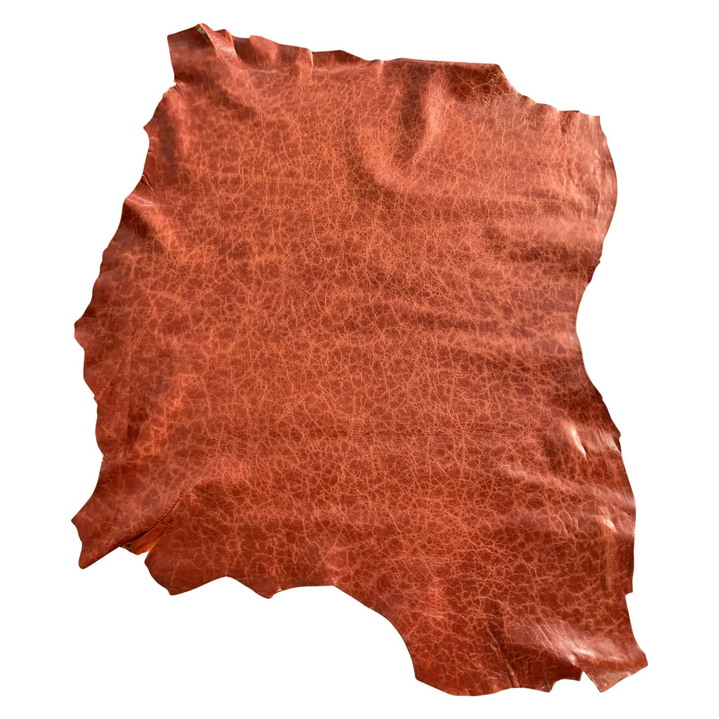 Orange Leather hides for crafting