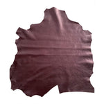 Purple genuine leather fabric for arts
