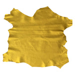 Yellow Gold Genuine Leather hides for sale