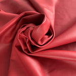 Soft red leather hides