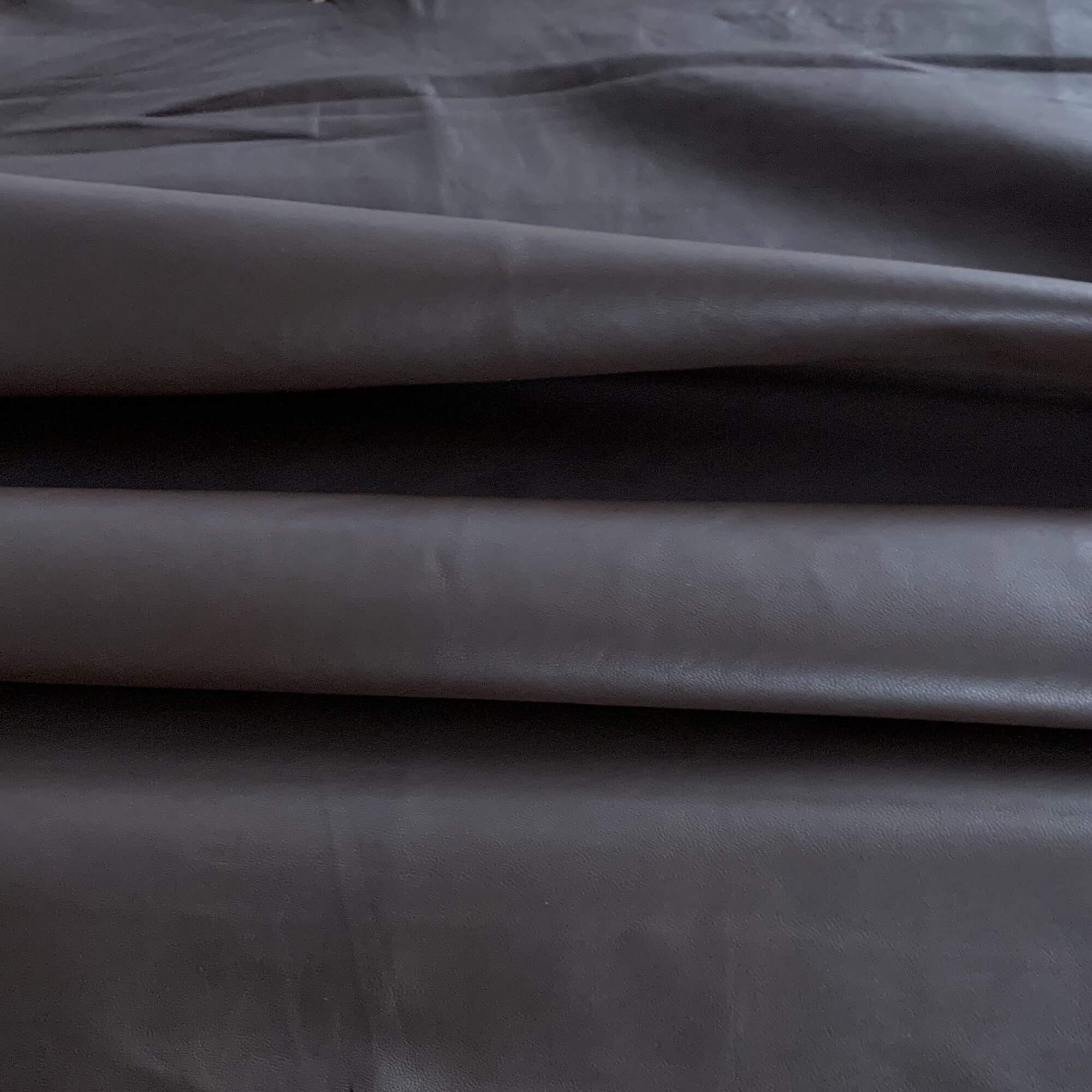 Smooth Textured Chocolate Brown Leather Hides